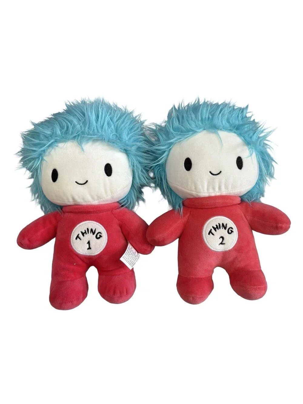 Dr. Seuss Plush Universal Studios Baby Thing 1 & 2 Plush Cat In The Hat 10 Inch